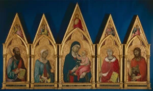 Martini Collection: Virgin and Child with Saints (Boston Polyptych), Between 1321 and 1325