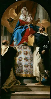 Vision Prints: Virgin and Child with Saints Dominic and Hyacinth, 1730 / 35