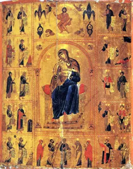 Virgin and Child with Saints, early 12th century Virgin and Child with Saints, early 12th century