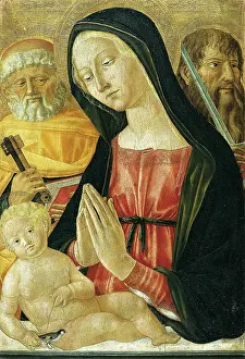 Hand Gestures Prints: Virgin and Child with Saints Peter and Paul