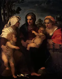 Tuscany Prints: The Virgin and Child with St Catherine