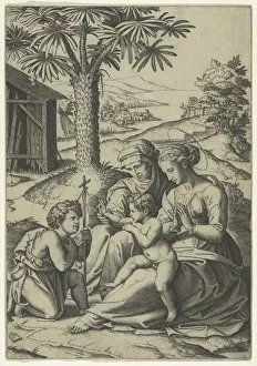 Santa Gallery: The Virgin and Child with St. Elizabeth and John the Baptist, called The Virgin of... ca. 1520-25