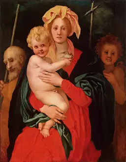 Tuscany Prints: The Virgin and Child with St Joseph and St John the Baptist