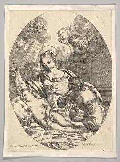 Virgin and Child with St. Mary Magdalen. Creator: Carlo Maratti