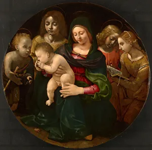 Virgin and Child with the Young Saint John the Baptist, Saint Cecilia, and Angels, c