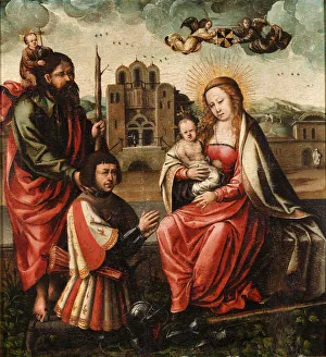 Church History Prints: The Virgin of Cristobal Colon. Artist: Anonymous