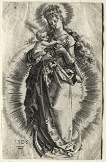 Copy After Prints: The Virgin with the Crown of Stars, 1500s. Creator: Unknown