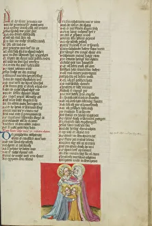 Saint Elizabeth Prints: The Virgin, Elizabeth, Jesus, and John the Baptist; Weltchronik