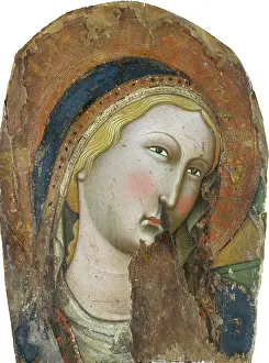 Devotion Prints: Virgin (fragment), c1377-1383. Creator: Niccolo di Buonaccorso