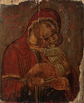 The Virgin Glykophilousa The hope of the Despaired, End of 16th century. Creator: Unknown