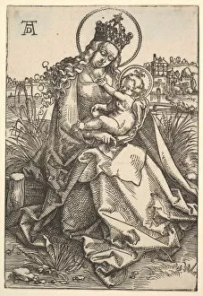 Durer Gallery: The Virgin on the Grassy Bank, 1505. Creator: Hans Baldung