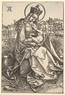 Durer Gallery: The Virgin on the Grassy Bank, 1505. Creator: Hans Baldung