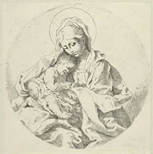 Guidop Reni Prints: The Virgin holding the infant Christ