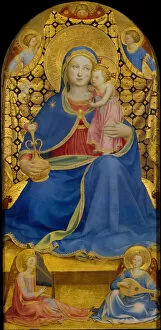 Angelico Gallery: The Virgin of Humility. Artist: Angelico, Fra Giovanni, da Fiesole (ca. 1400-1455)