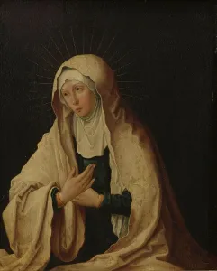 Lucas Jacobsz Prints: Virgin Mary, c.1557-c.1600. Creator: Lucas van Leyden (copy after)