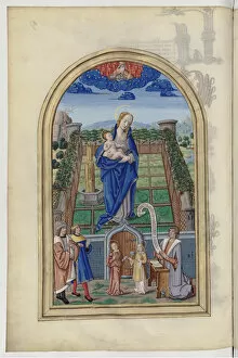 Book Of Hours Gallery: The Virgin Mary. From: Chants royaux en l honneur de la Vierge au Puy d Amiens, 1501-1600