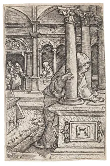 Virgin Mary searching for the twelve-year-old Jesus in the Temple, c. 1519