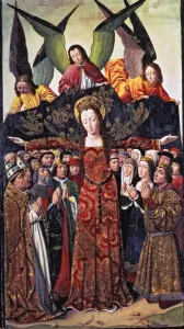 Spain Community Of Madrid Prints: The Virgin of the Mercy, altarpiece from the Santa Clara convent in Palencia