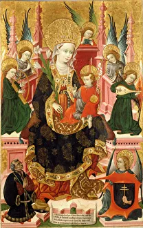 Jesus Child Prints: Virgin of Mosen Esperandeu de Santa Fe, 1439. Artist: Blasco de Granen (?-1459)