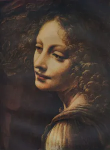 Beauty Prints: The Virgin of the Rocks (detail), c1491. Artist: Leonardo da Vinci