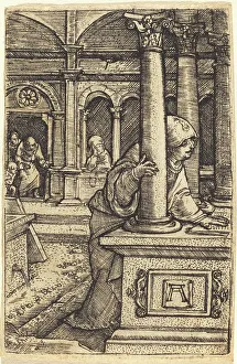 Searching Prints: The Virgin Seeking Jesus in the Temple, c. 1519/1520. Creator: Albrecht Altdorfer