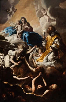 Bartolomeo 1654 1709 Gallery: The Virgin, St. Nicholas of Tolentino and the Holy Souls in Purgatory