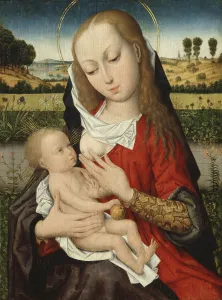 The Virgin suckling the Child