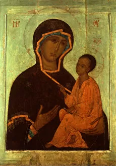 Russian Icon Painting Gallery: The Virgin of Tikhvin, 16th century