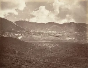 Virginia City, 1875, printed ca. 1876. Creator: Carleton Emmons Watkins