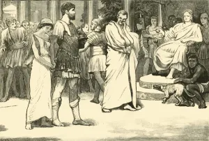 Relationship Gallery: Virginia in the Forum, 1890. Creator: Unknown