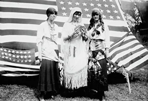 Charity Event Prints: Virginia Pritchard, Sue Spiller, Gertrude Watson, c1915. Creator: Bain News Service