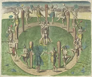Ritual Prints: The Virginians manner of dancing at their religious festivals