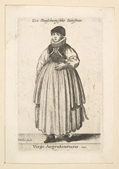 Virgo Argentinensis. (Unmarried woman from Strasbourg), 1625-77