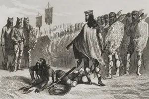 Troops Prints: Viriathus justice - Thus perish the slaves of the Romans, 2nd century BC, (1852)