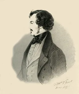 Alfred Grimaud Prints: Viscount Jocelyn, 1839. Creator: Richard James Lane