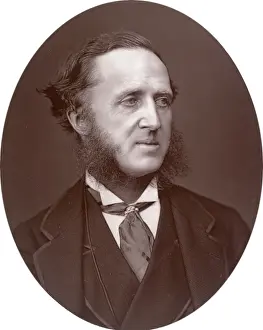Viscount Prints: Viscount Sandon, MP, 1878. Creator: Lock & Whitfield
