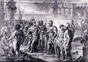 Spears Prints: The Visigothic King Suintila (d. 634 d. C. ) expels the Byzantines from the Peninsula