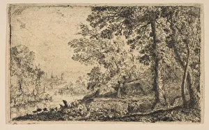 Lorrain Collection: The Vision, ca. 1630. Creator: Claude Lorrain