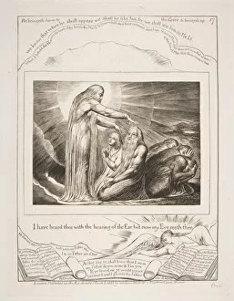 Book Of Job Gallery: The Vision of God, from Illustrations of the Book of Job, 1825-26. Creator: William Blake