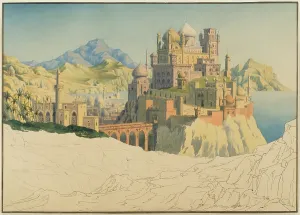 Seascape Prints: Vision of an Islamic City (etude de ville orientale imaginaire ? French)