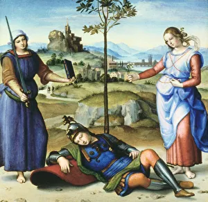 Alternative Prints: Vision of a Knight, c1504. Artist: Raphael