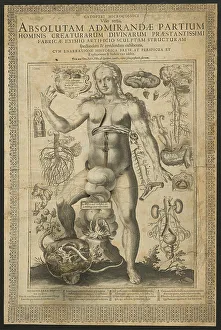 Discoloured Prints: Third Vision, from Mirrors of the Microcosm, 1613. Creator: Lucas Kilian