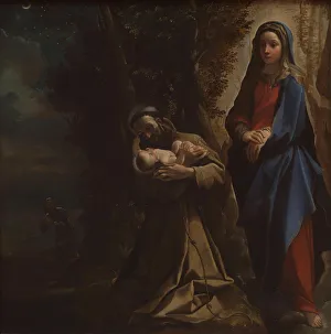 The Vision of Saint Francis, ca 1586. Artist: Carracci, Lodovico (1555-1619) The Vision of Saint Francis, ca 1586. Artist: Carracci, Lodovico (1555-1619)
