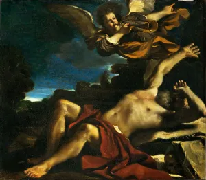 Anchorite Prints: The Vision of Saint Jerome, 1619-1620. Creator: Guercino (1591-1666)