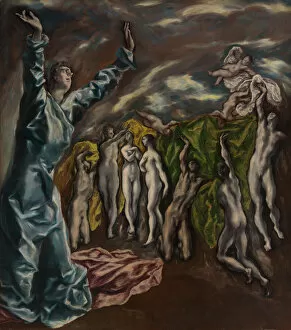 Dominico Gallery: The Vision of Saint John, ca. 1608-14. Creator: El Greco