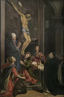 Saint Thomas Collection: Vision of Saint Thomas Aquinas, 1593. Creator: Santi di Tito (1536-1603)