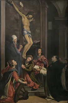 Saint Thomas Collection: Vision of Saint Thomas Aquinas, 1593. Creator: Santi di Tito (1536-1603)