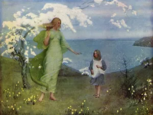 View To Sea Prints: A Vision of Spring, 1902, (1936). Creator: Thomas Millie Dow