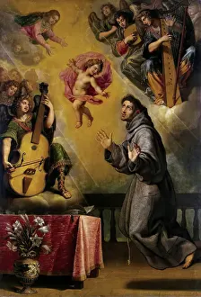 Vision Prints: Vision of St Antony of Padua, 1631. Creator: Vicencio Carducho