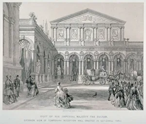 Visit of Abd-ul-Aziz, Sultan of Turkeys to the Guildhall, City of London, 1867